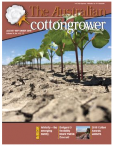 Cover of The Australian Cottongrower, September 2018