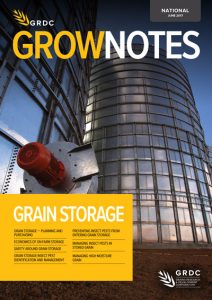 cover of GRDC's Grain Storage Grownotes